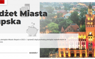 Na zdjęciu widzimy ratusz oraz naspi BUDŻET MIASTA SŁUPSKA 2022 - Zobacz na co wyda pieniądze Miasto Słupsk w 2022 roku i sprawdź skąd pochodzą pieniądze wydatkowane w tegorocznym budżecie